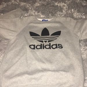 Grey Adidas sweatshirt